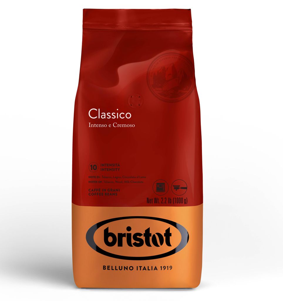 Bristot Classico Kaffee ganze Bohnen 1kg Produktbild 
