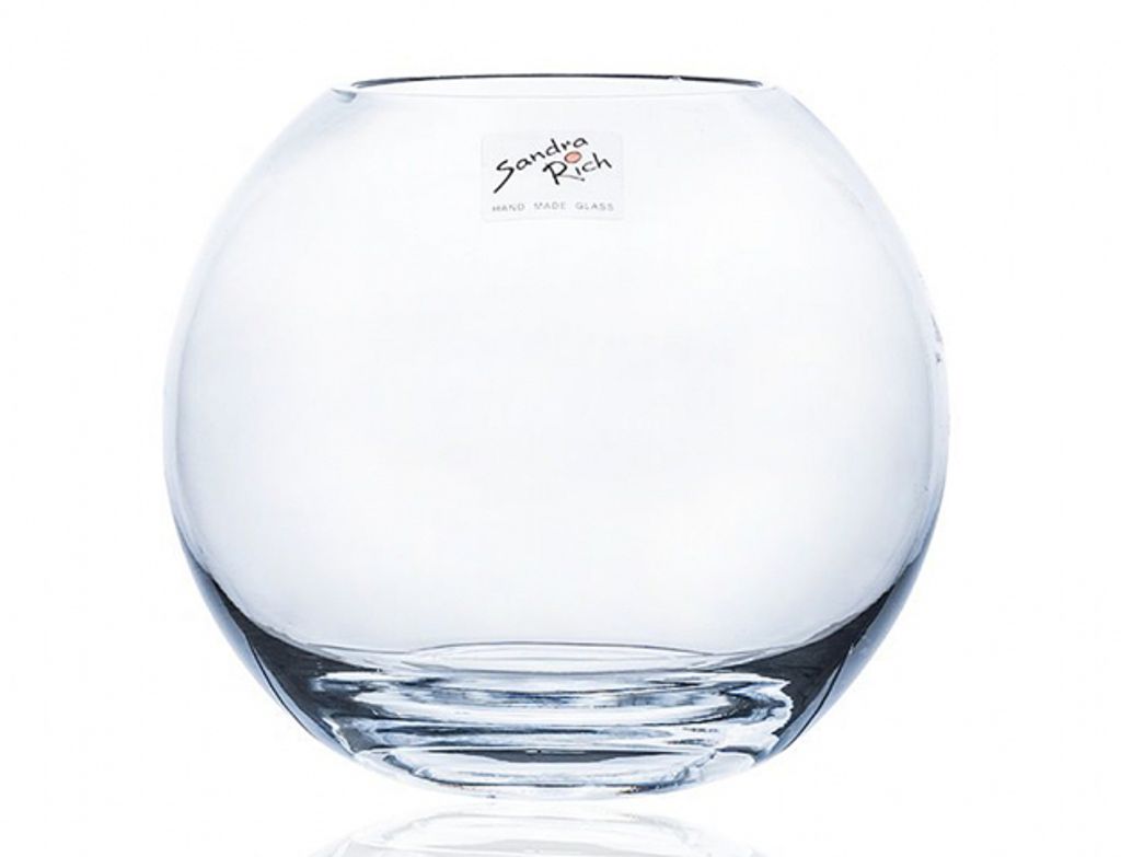 Sandra Rich Globe, Wazon o okrągłym kształcie, Szkło, Zdjęcie produktu 