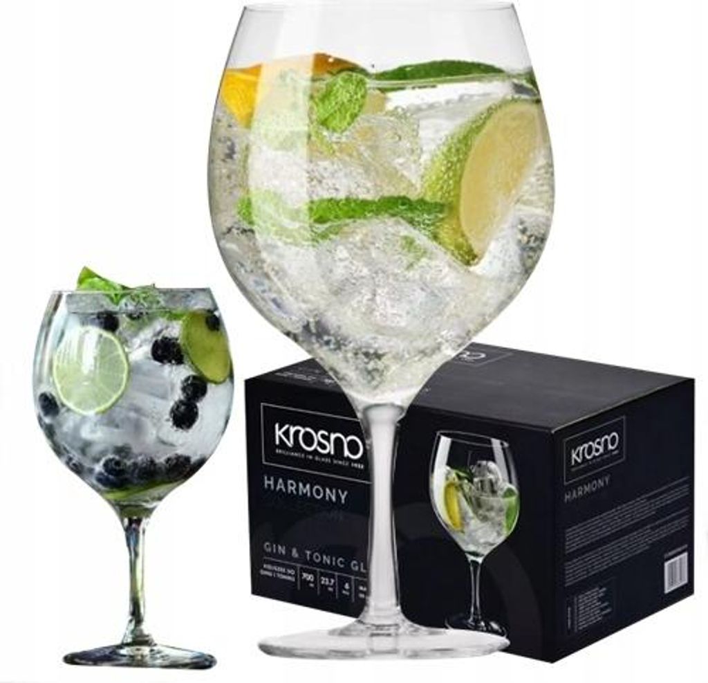 KROSNO Verres Harmony gin & tonic, lot de 6, 700 ml Image du produit 
