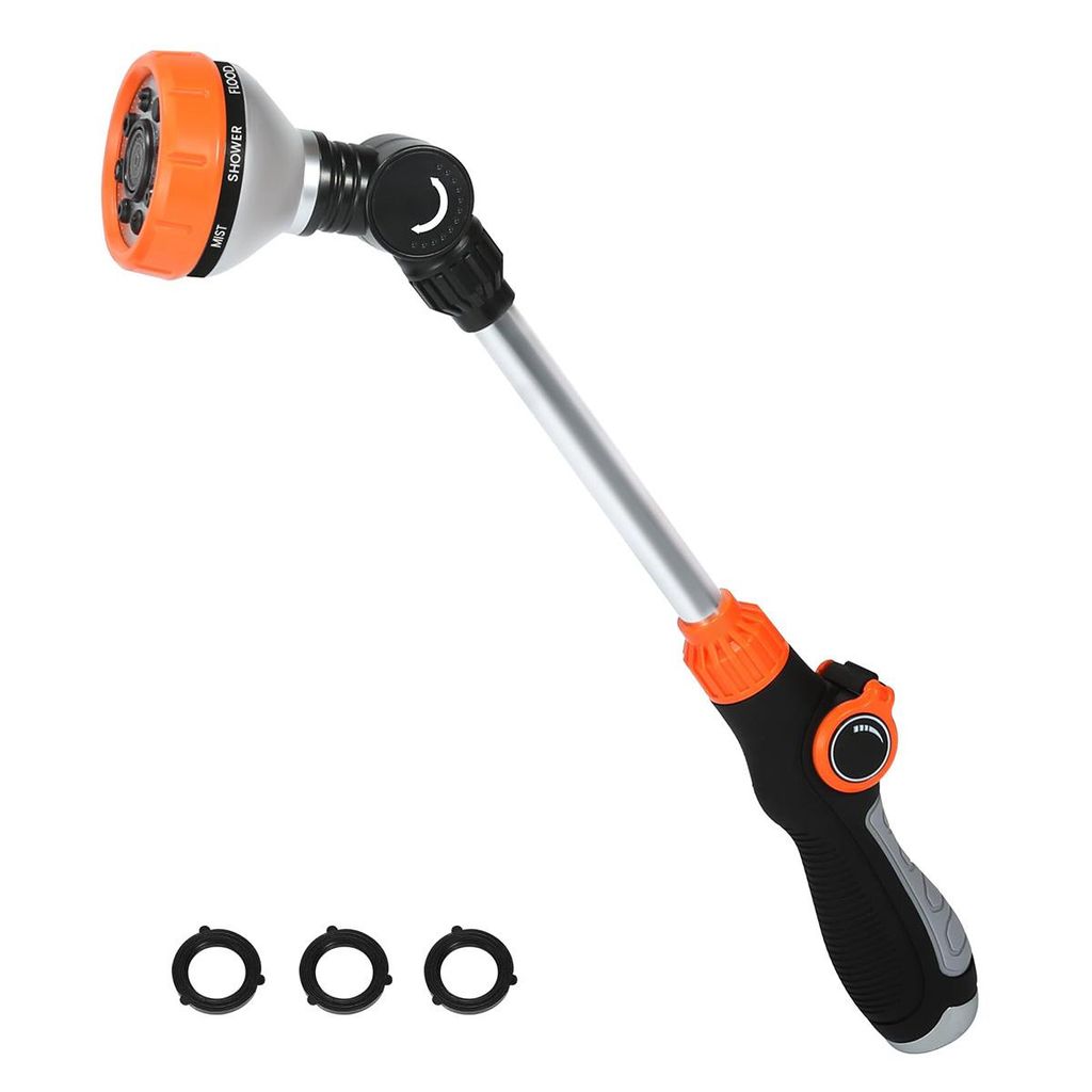 43 cm Gießstab mit 8 Sprühbildern und Daumensteuerung – Produktbild 