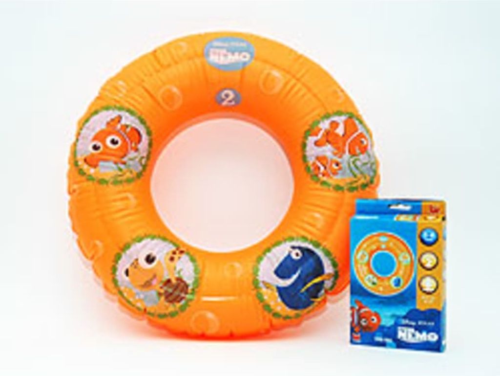 Unterwasser-Abenteuer: Schwimmring Nemo Design 51cm für Kinder 3-6 Jahre - Leuchtendes Orange 1 Stück
