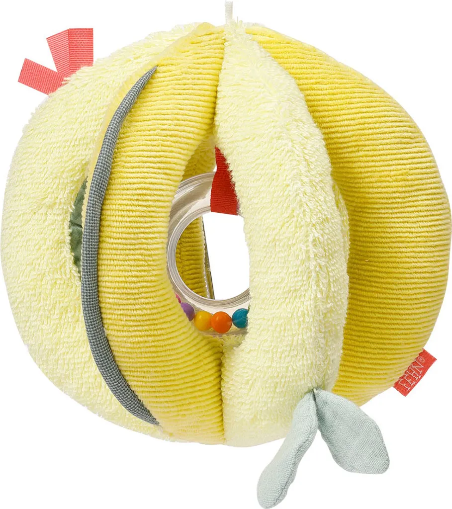 Stimulez la Motricité de Bébé avec la Balle d'Activité Fehn Greifball 0
