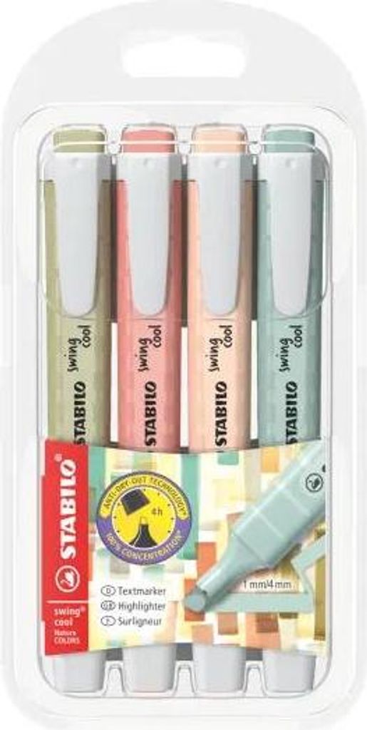 STABILO swing cool NatureCOLORS evidenziatore 6 pz Punta Immagine del prodotto 