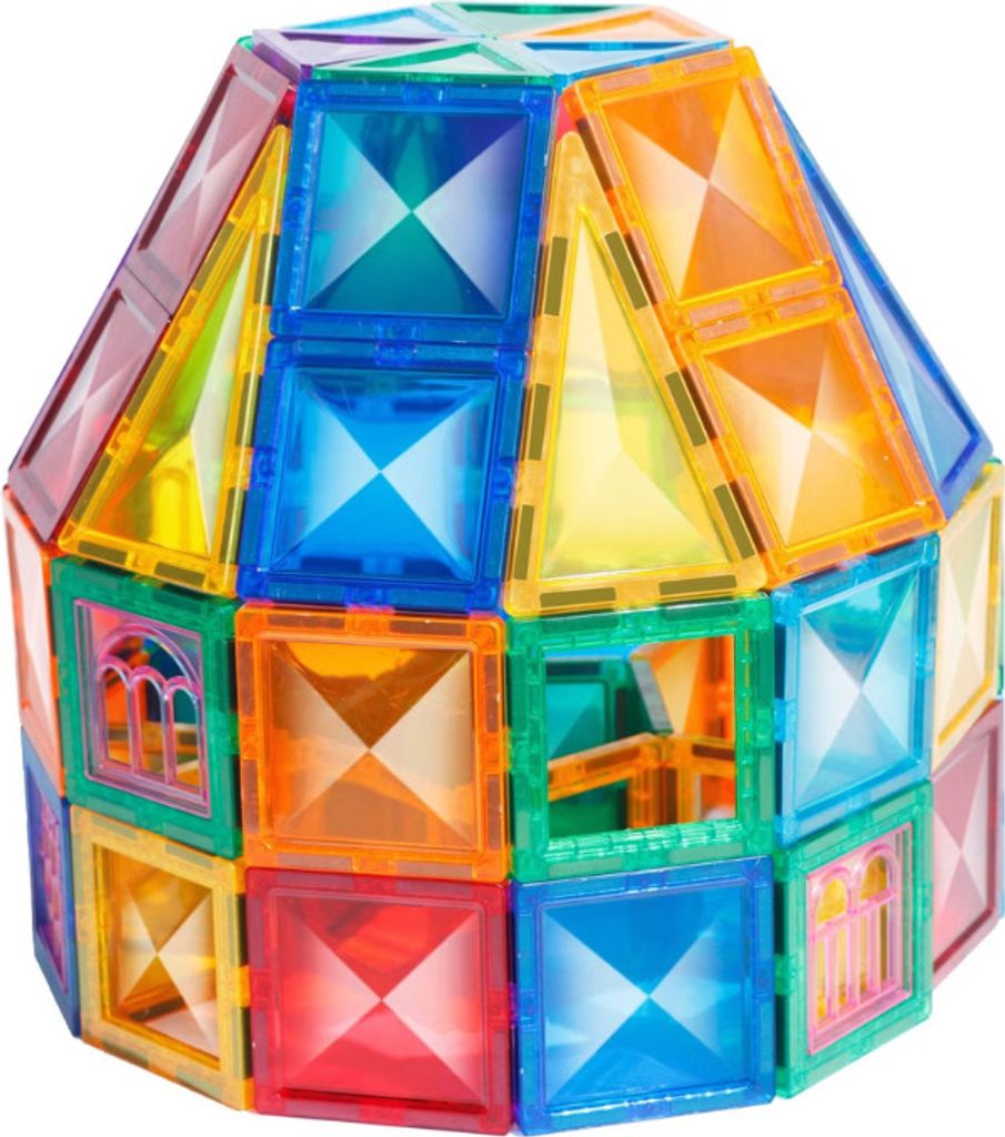 Soyee Magnetbausteine Mit Metallbox - Magnetisches Konstruktionsspielzeug Ab 3 Jahren