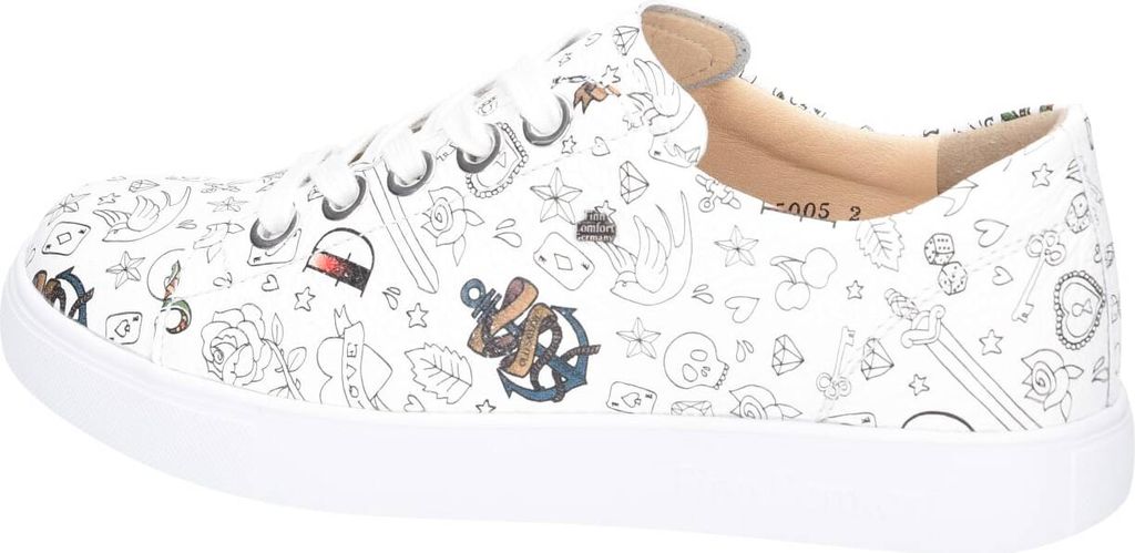 Finn Comfort Komfort Schnürschuhe ELPASO Damen 363133303034 Weiß 35 1/2 EU