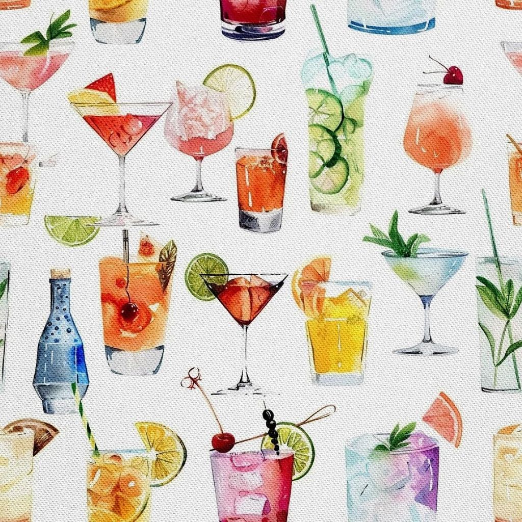 OUTDOOR DEKOSTOFFE OXFORD - Motiv Cocktail | DX8504