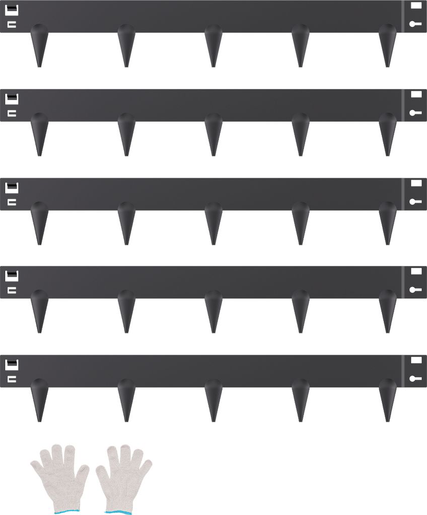 VEVOR Set di 5 bordi per prato 990 x 156 x 1,5 mm Bordi per Immagine del prodotto 