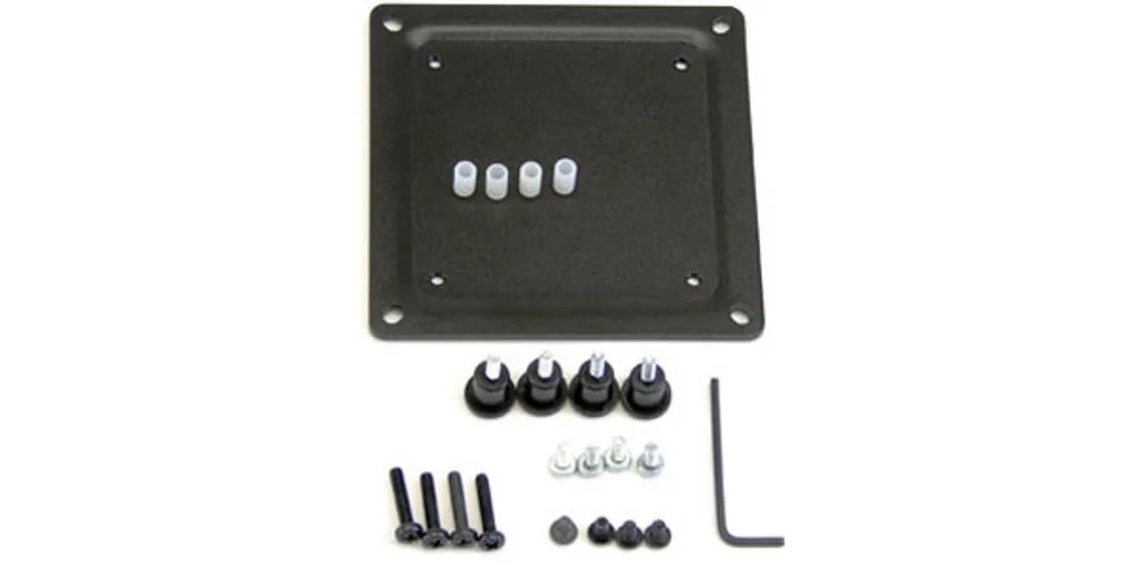 Plaque d'adaptation Ergotron support écran VESA 50x50 à 100x100 - Noir