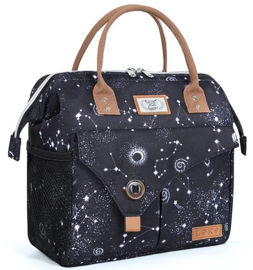 Sac isotherme 10L gris avec bandoulière, glacière souple repas femme