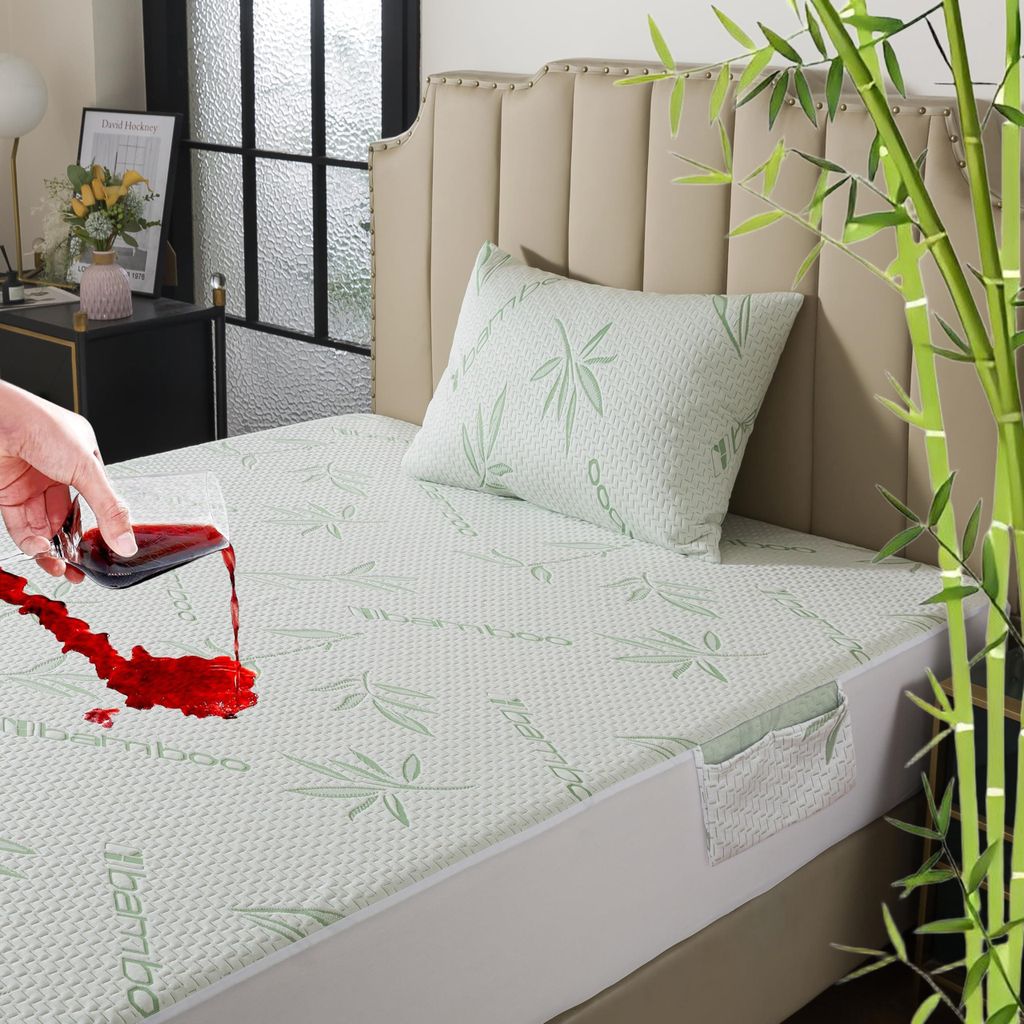 Coprimaterasso 130x190 cm - Impermeabile e ipoallergenico Immagine del prodotto 