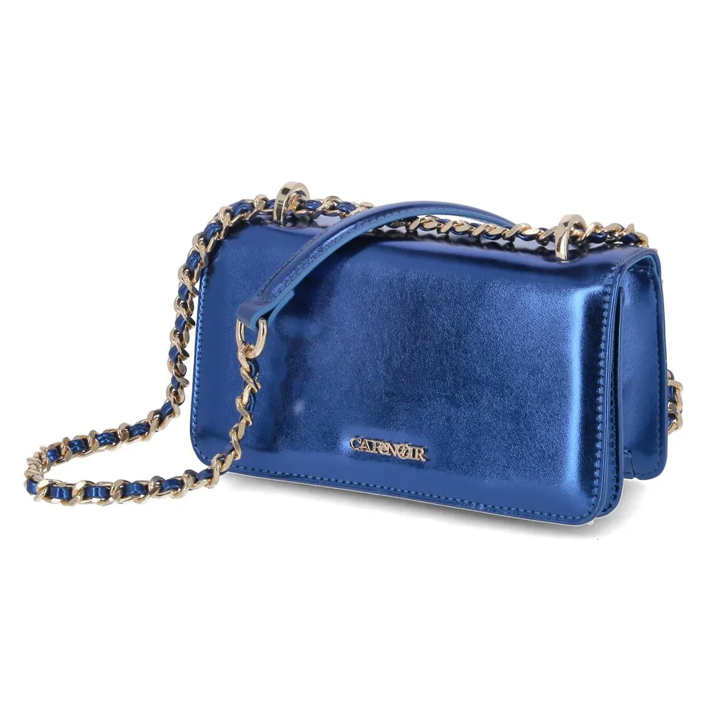 Petit sac à bandoulière bleu idéal pour sorties et soirées femme mode
