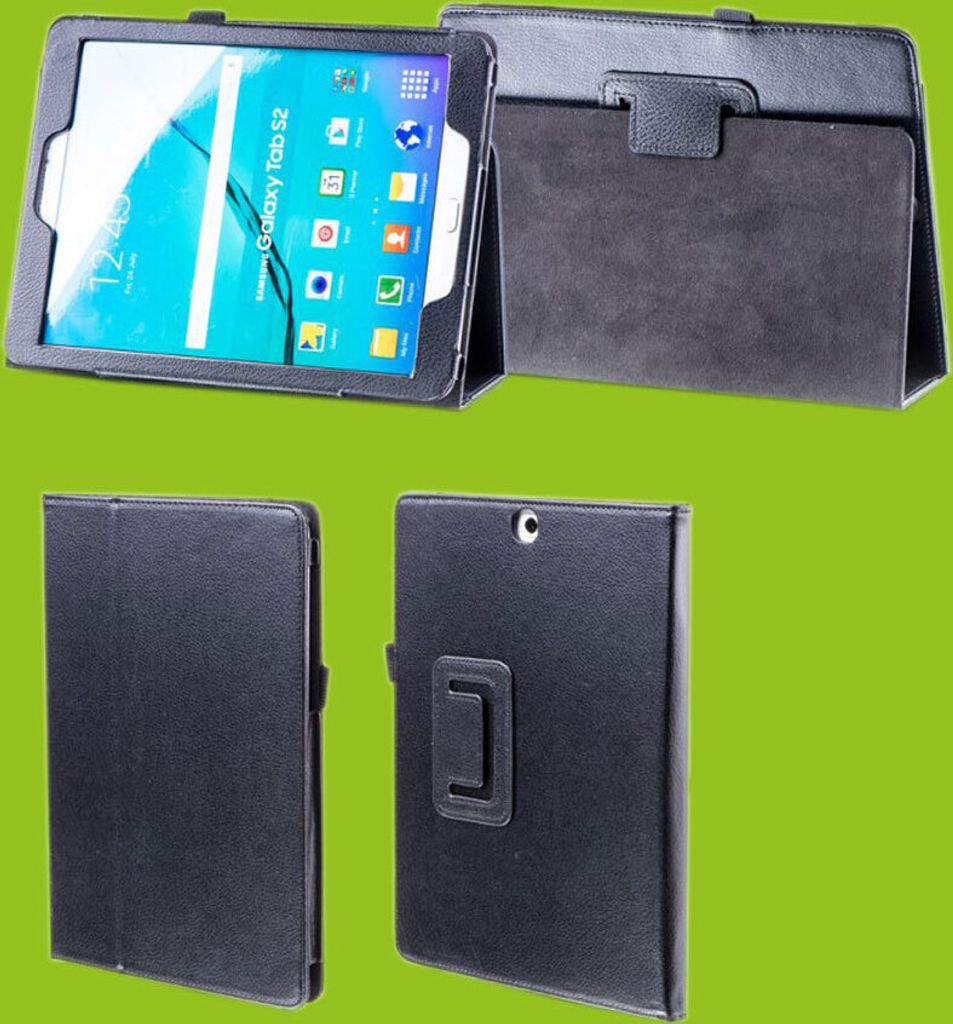 Für Apple iPad Pro 12.9 Zoll 2018 /Air 13 2024 Schwarz Kunstleder Hülle Cover Tasche Case Etuis Neu