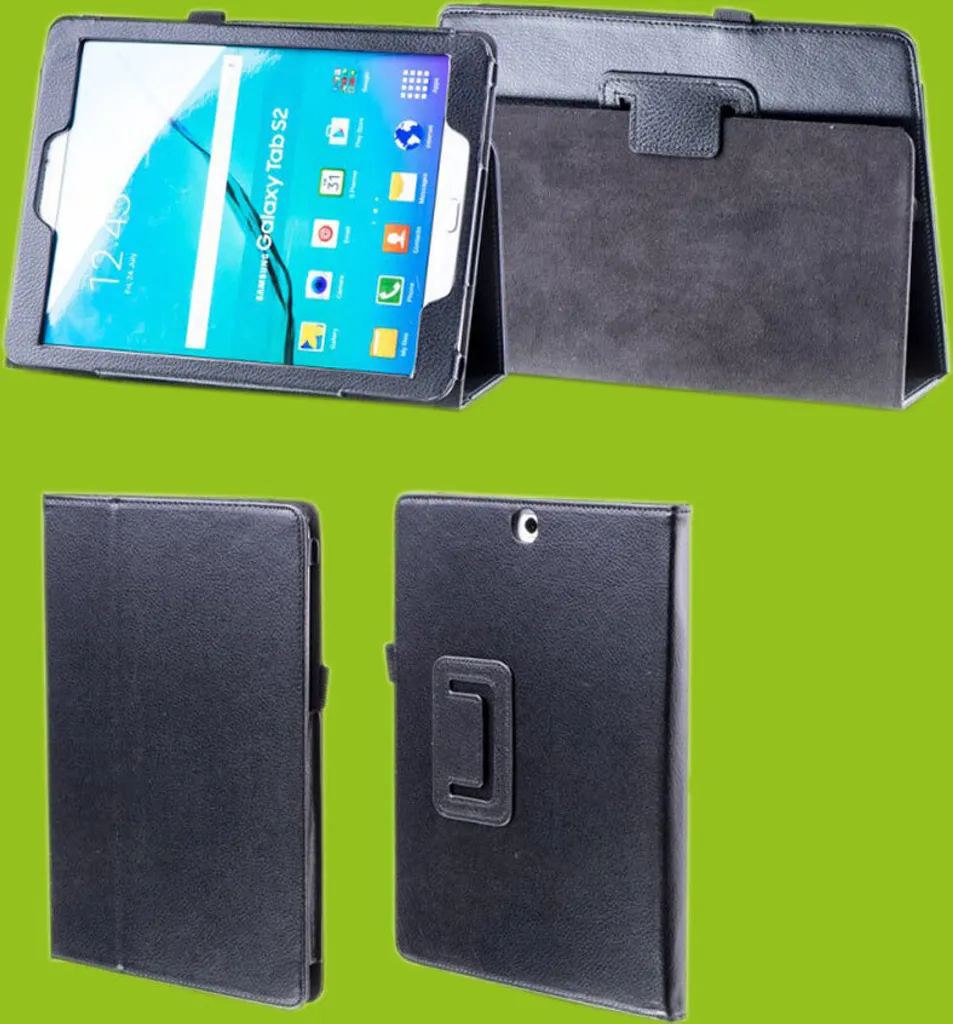 Custodia iPad Pro 12,9 2018 / Air 13 2024 - Cover Nera Pelle Sintetica