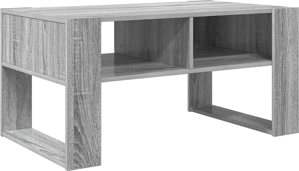 SYFAX Tavolino Soggiorno Grigio Sonoma Robusto 92x53x45cm Legno Moderno
