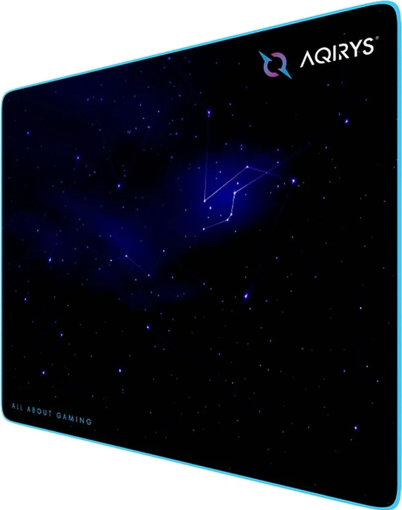 Tapis de souris gaming AQIRYS PARSEC Bleu Marine Medium 450 x 400 mm