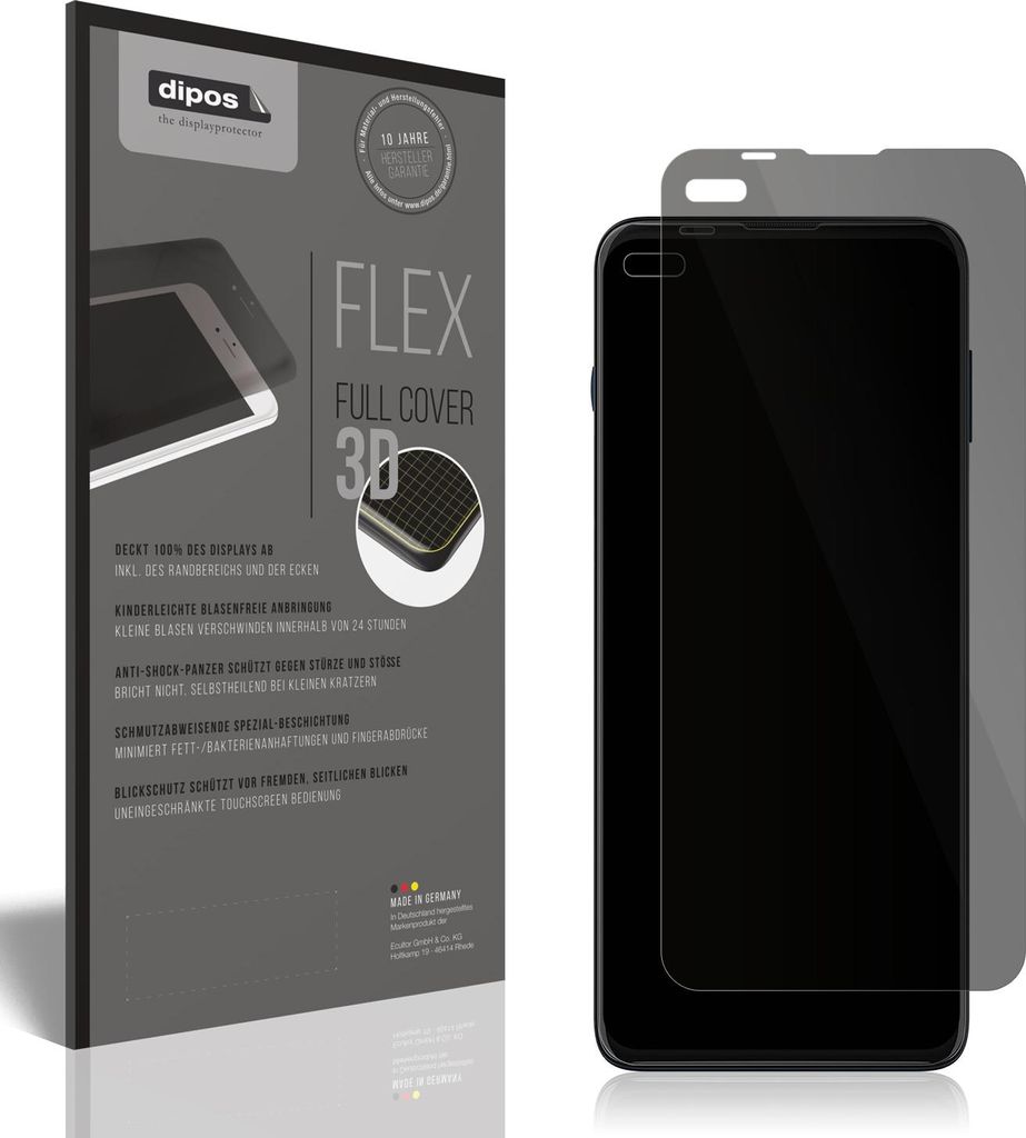 Full Cover Privacy Blickschutzfolie für Motorola Moto G100 Pro Folie Anti-Shock