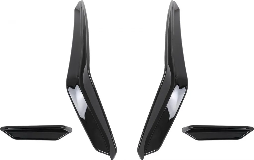 Ailerons Latéraux Pare-chocs pour VW Golf 8 MK8 GTI R-Line Noir Brillant
