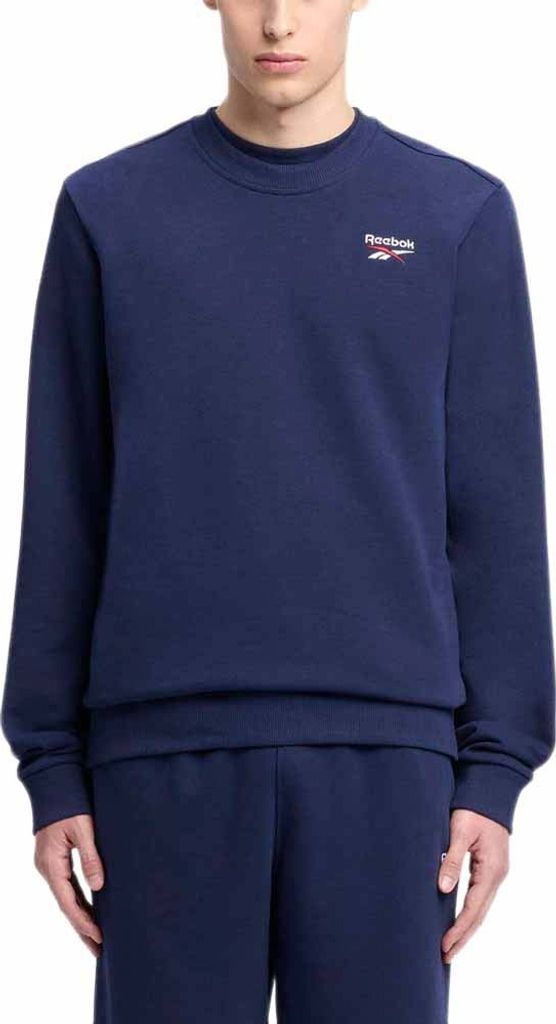 Reebok Classics Identity Small Logo Ft Sweatshirt Blau M Mann Blau M