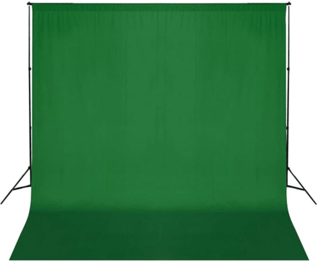 vidaXL Fotohintergrund ohne Ständer Baumwolle Grün 300x300 Produktbild 