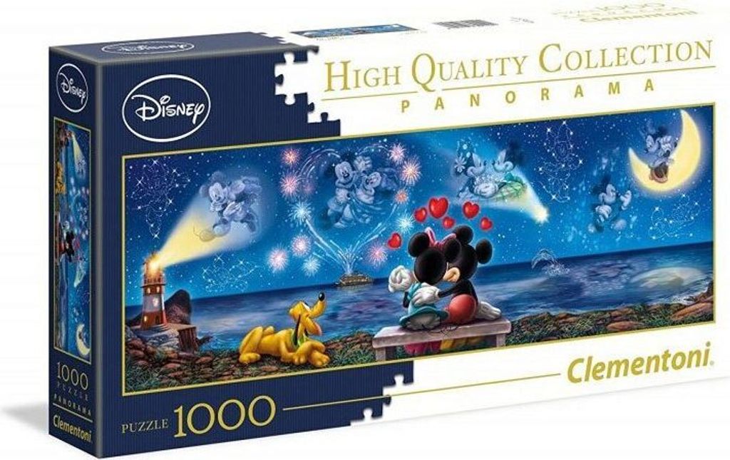 Clementoni 39449 - Disney Mickey und Minnie - 1000 Teile Produktbild 1