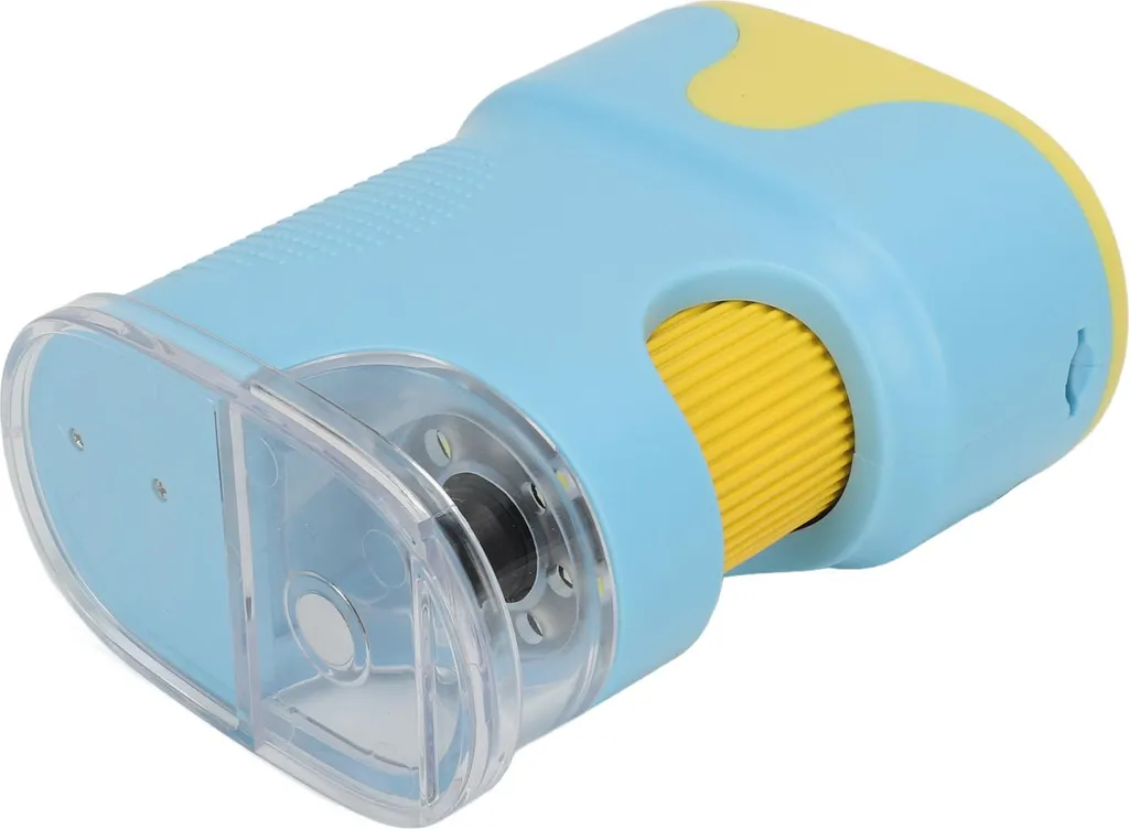 Microscope portable rechargeable 1000X HD avec écran LCD 2 pouces bleu