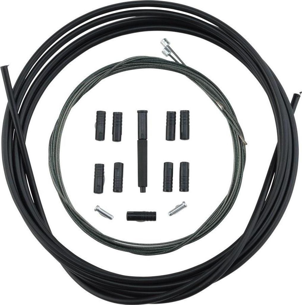MTB Optislick Schaltzugset, schwarze Außenhülle Produktbild 