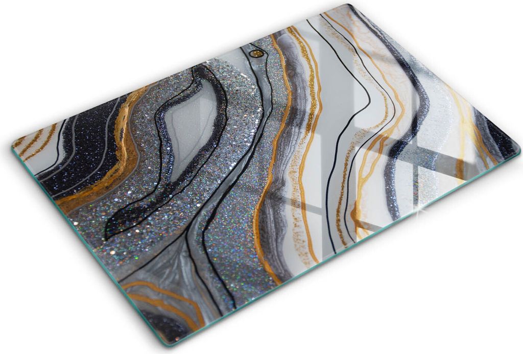 Abdeckung Glas - Küchenabdeckung - 80x52 cm - Abdeckplatte Produktbild 