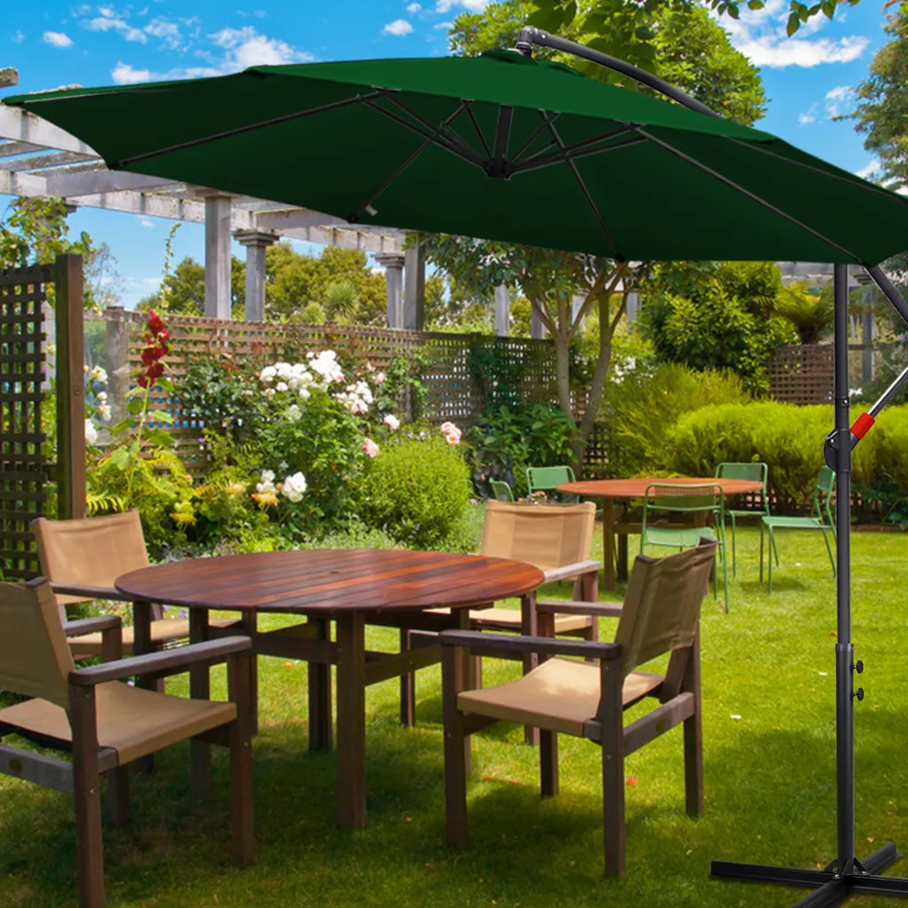 Vivi il Giardino con TolleTour Ombrellone Verde 3m - Ombra d'Autore - 6