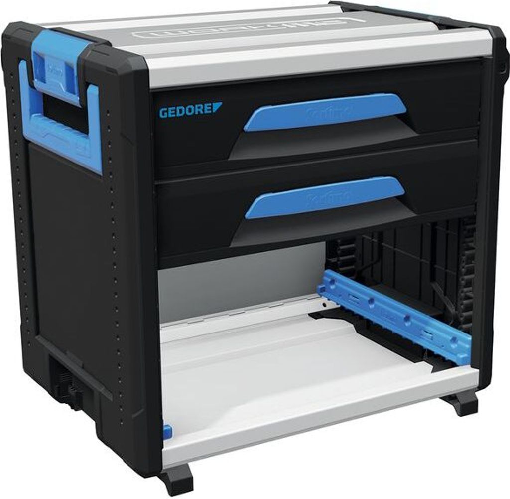 GEDORE 1110 WM 221 WorkMo B2, 2 Schubladen H6, Fach für L-BOXX 136, 2954338