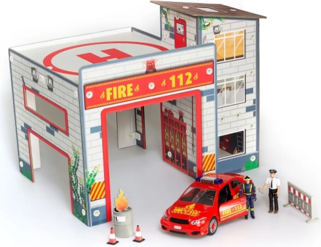 Caserne de Pompiers Revell Junior Kit - Maquette de Secours à Monter