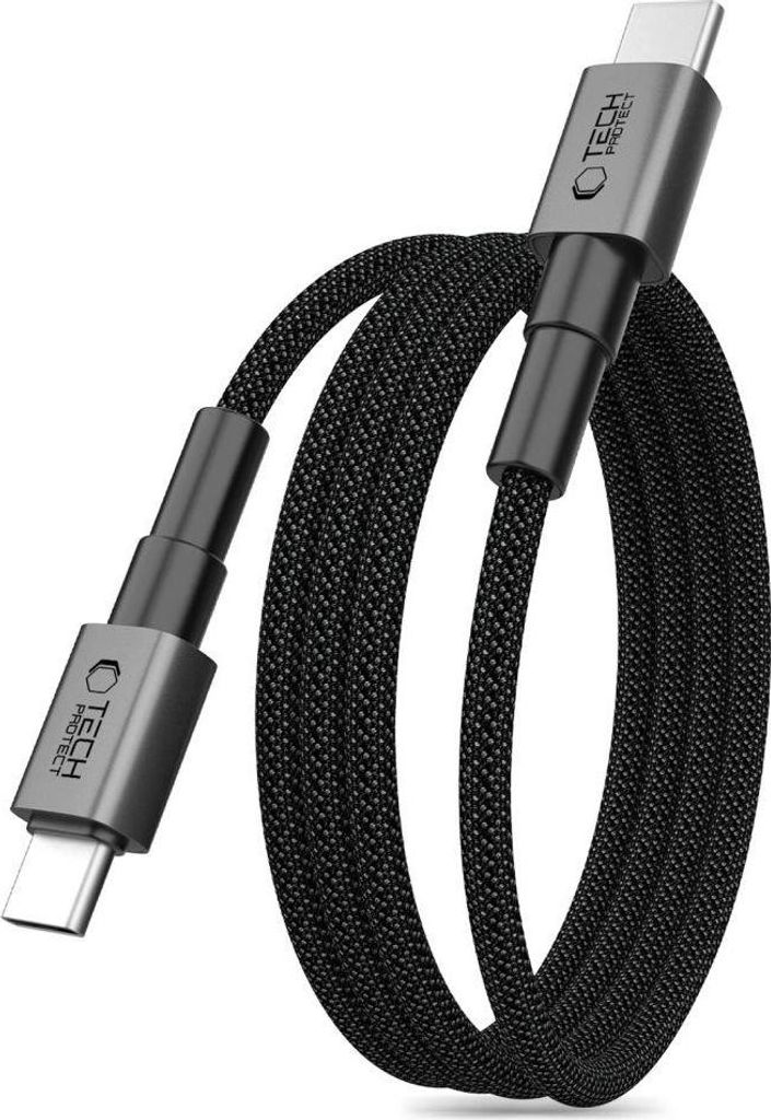 Kabel Tech-Protect Ultraboost Dna Magtwist Usb-C Pd 100W / 5A 200 Cm - Szary