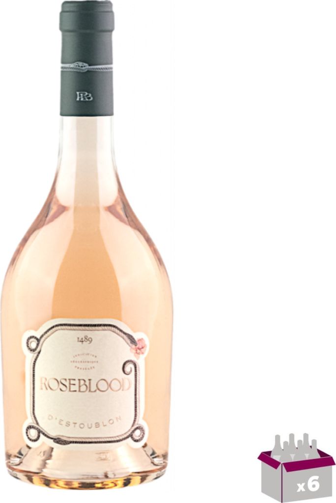 Lot de 6 Château d’Estoublon - Roseblood 2024 – IGP Produktbild 