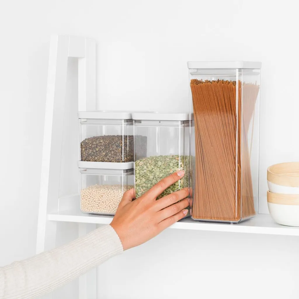 Set de Conservation pour Ingrédients Secs Brabantia Tasty Gris 4u - 10