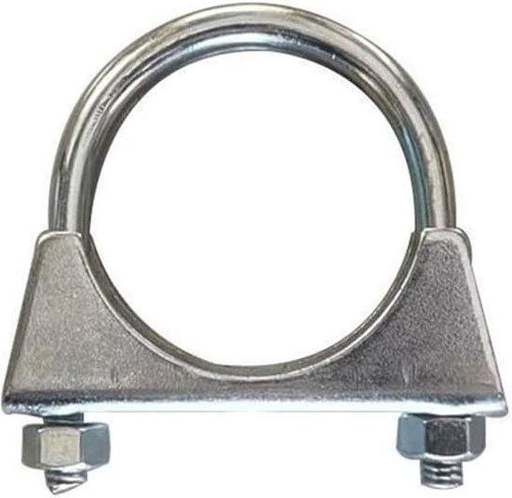 Universal U-Bogen für Auspuffanlage - Metall - 35 mm Innendurchmesser x 63 mm Höhe.