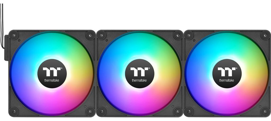 Thermaltake CL-F192-PL12SW-A, Ventilator, 12 cm, Schwarz Produktbild 