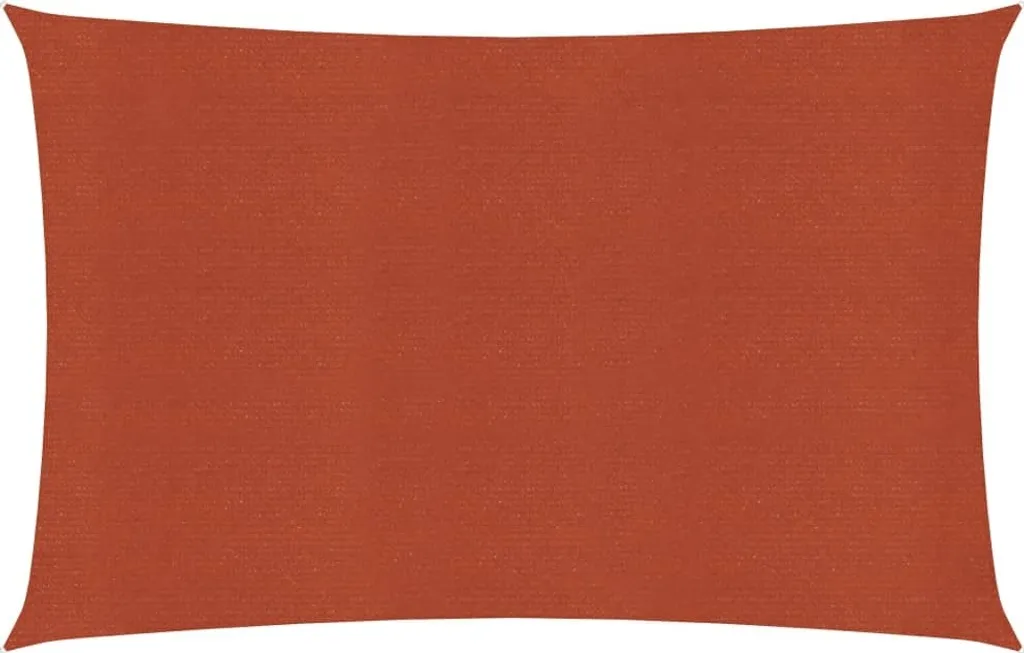 Tenda da sole 160 g/m² rosso terracotta 4x5 m HDPE