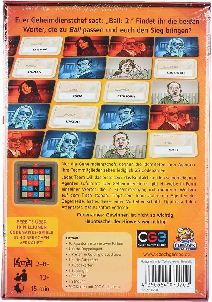 Asmodee Krycí jména Karetní hry