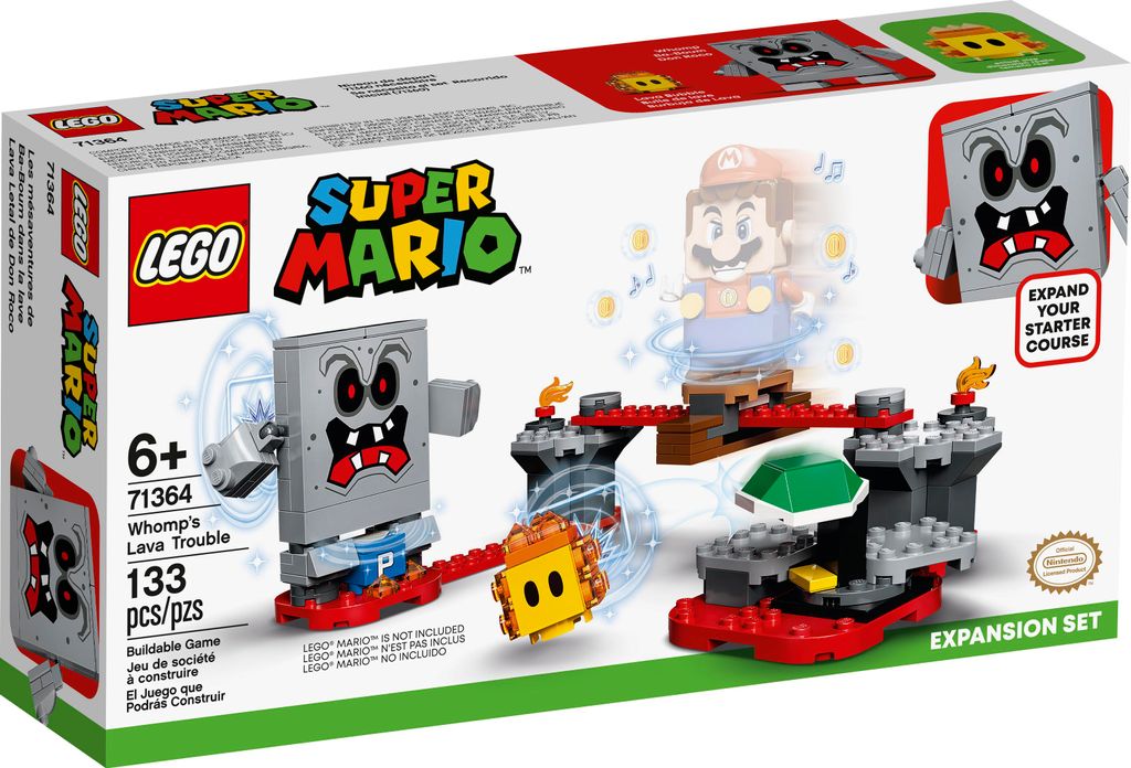 LEGO Super Mario Whomp’s Lava Expansion Set, Zestaw do Zdjęcie produktu 