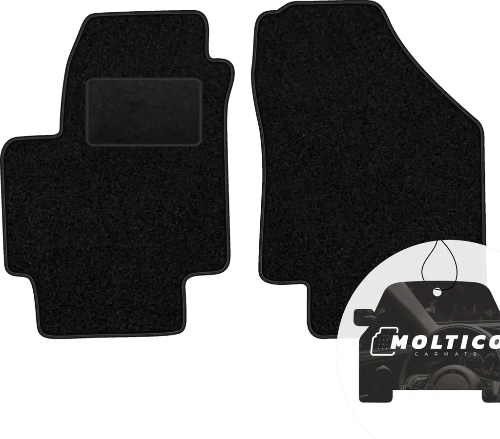 Set Tappeti Anteriori Velour Nero per Hyundai Accent 2006-2012 MC