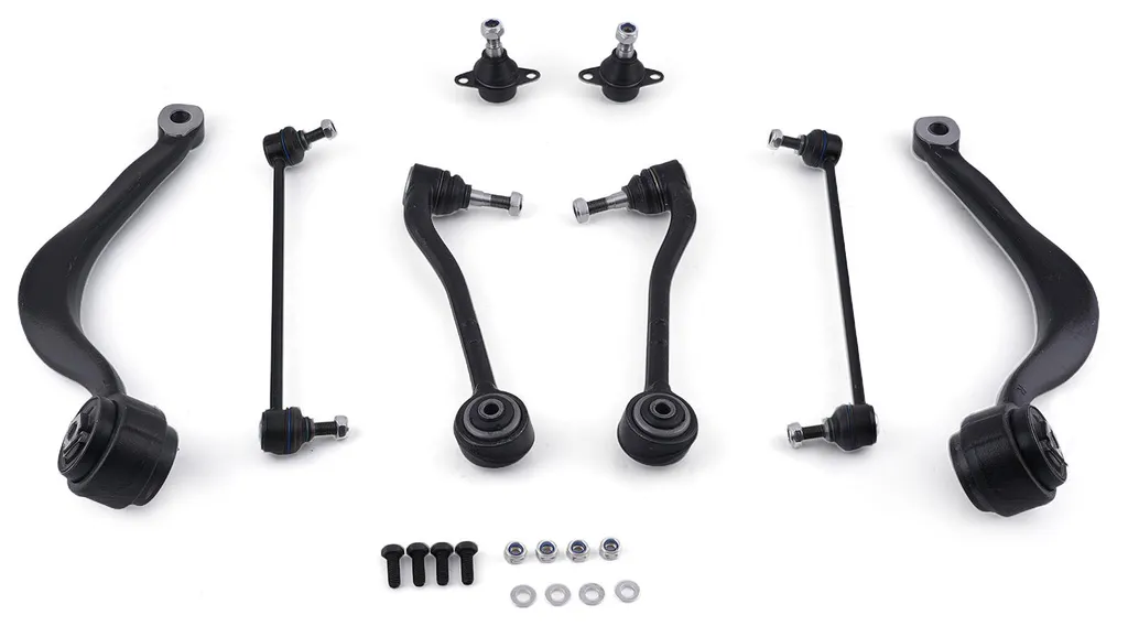 Kit Réparation Suspension Avant pour BMW X5 E53 - Bras et Rotules 8 Pcs