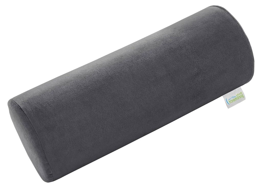 Nackenrolle 15x40 cm mit Mikroplüsch Bezug, Nackenkissen 15 x 40 cm, Kissenrolle, Kopfkissen, , hergestellt in der EU, bis 40 Grad waschbar