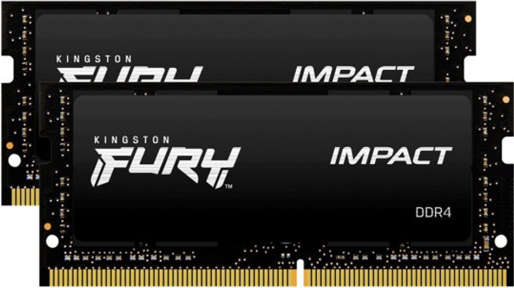 Two black RAM modules are shown against a white background.