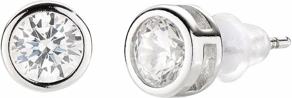Orecchini Donna Amen ELPT50BB Punto Luce 5mm Argento 925 Rodiato