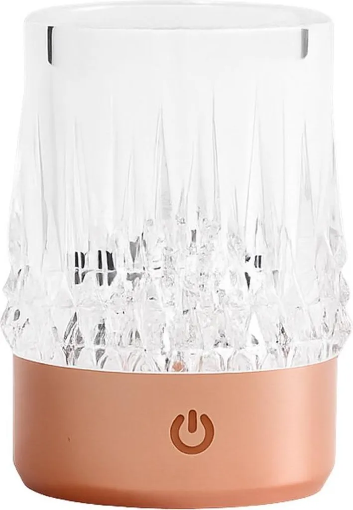 Zuma Line CRYSTAL Oro Rosa: Lampada LED 1W Design Ricaricabile Chic