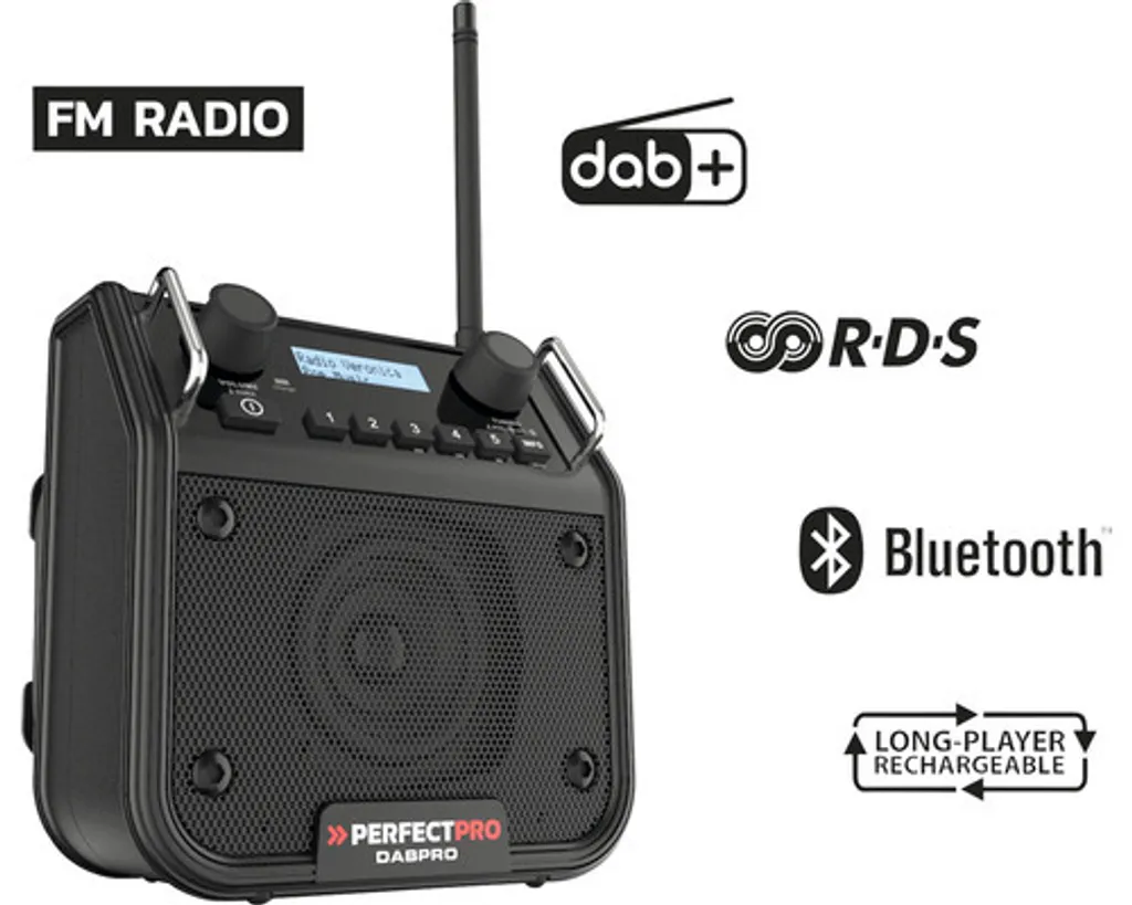 Radio de chantier PerfectPro DABPRO : finis les grésillements en DAB+ - 14