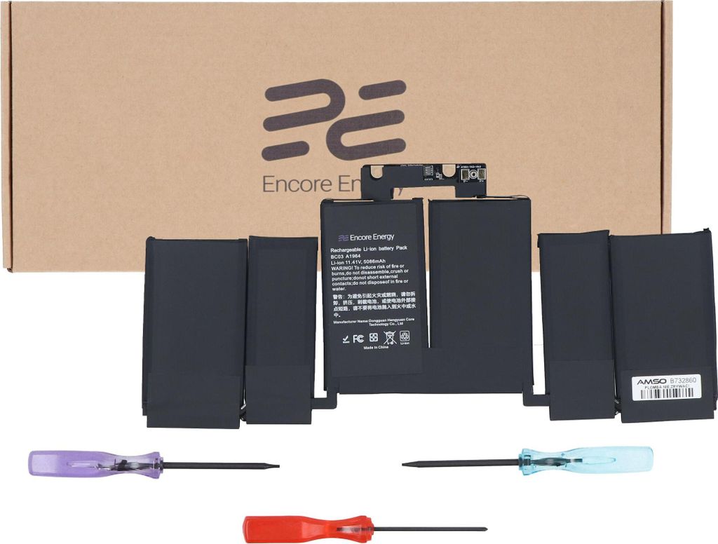 Encore Energy Akku für Apple MacBook Pro 13 A1989 A2251 58Wh 11.41V 5086mAh A1964