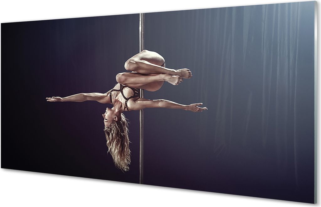 Spritzschutz 100x50 Wandkunst Tanzen Rohr Frau