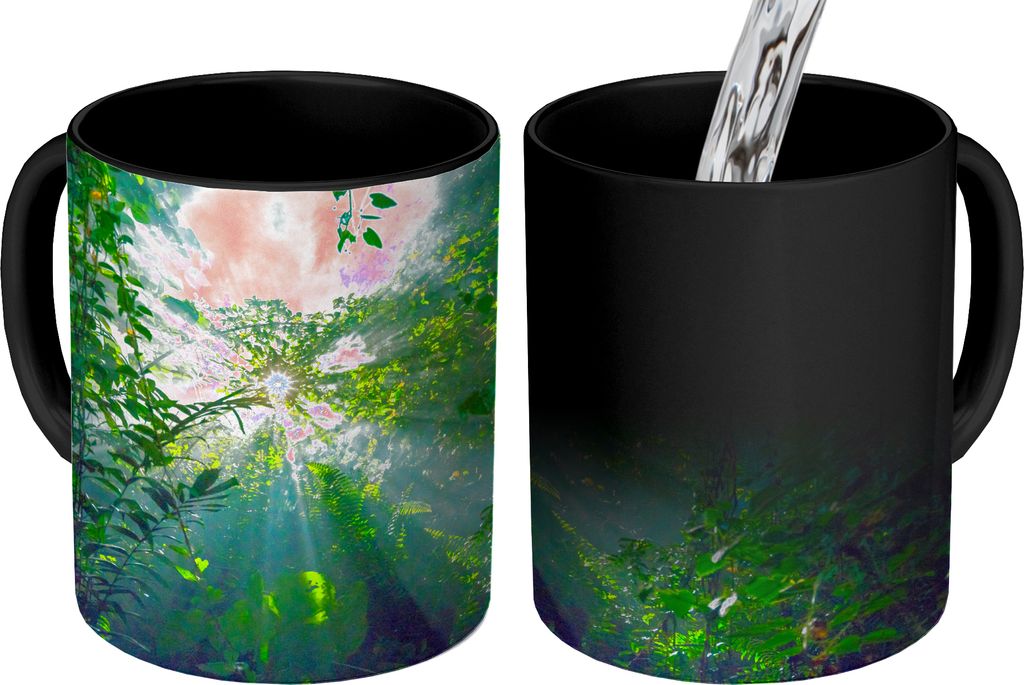 MuchoWow Zauber Tasse Zaubertasse Magic Kuala Lumpur, Malaysia 350 ml Farbwechsel Becher Geschenk Geschenkidee - Magic-Tasse - Fototasse - Kerami...