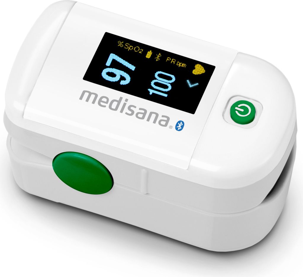 Pulzný oxymeter Medisana PM 100 pripojiť Obrázok produktu 2