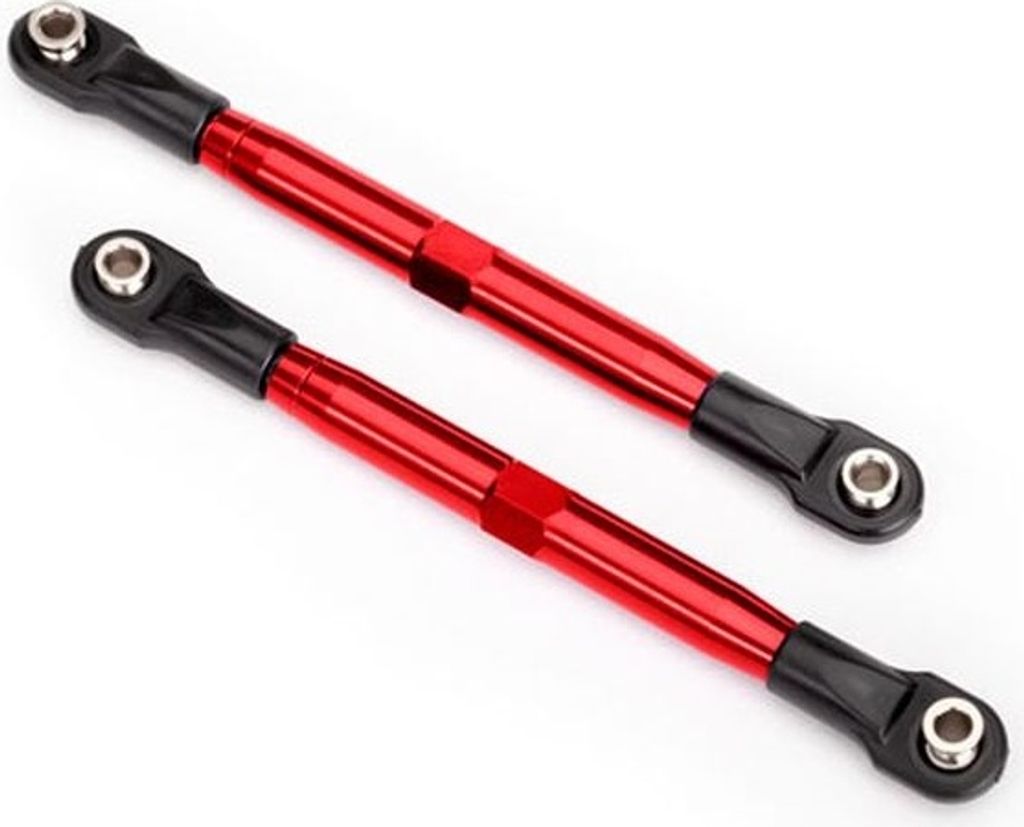 TRAXXAS L/R Gewindestange Camber 87mm vo/hi Alurohr rot eloxiert TRX6742R